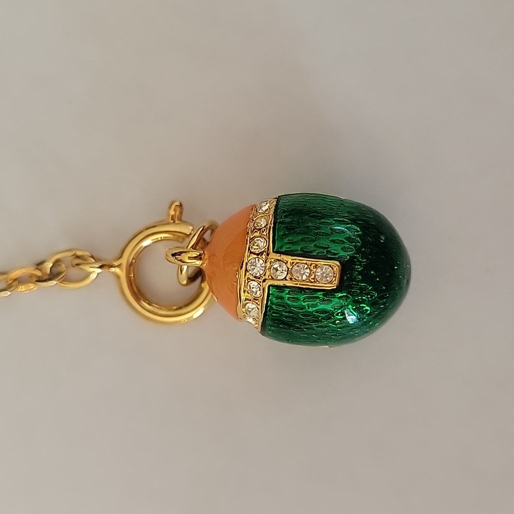 VTG Joan Rivers Classic Collection Fabergé Enameled Egg Charm